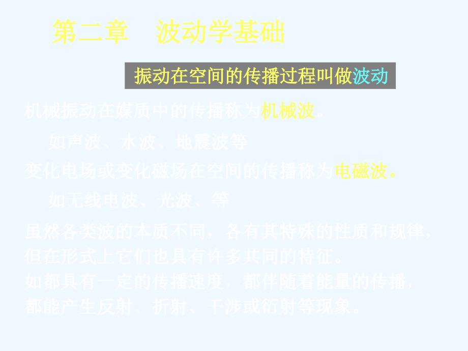 大学物理二行波,波动方程演示文稿_第2页