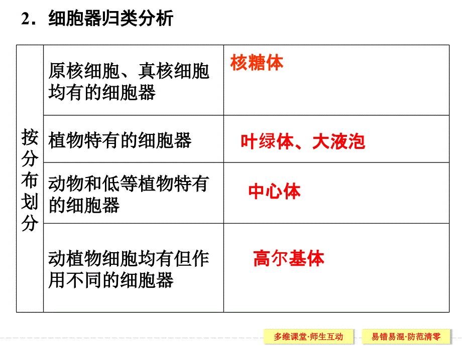 细胞器复习课._第4页