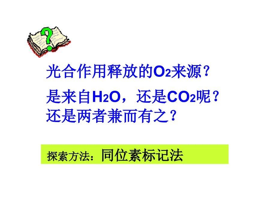 高中生物必修1第5章光合作用(人教版最新)剖析_第5页