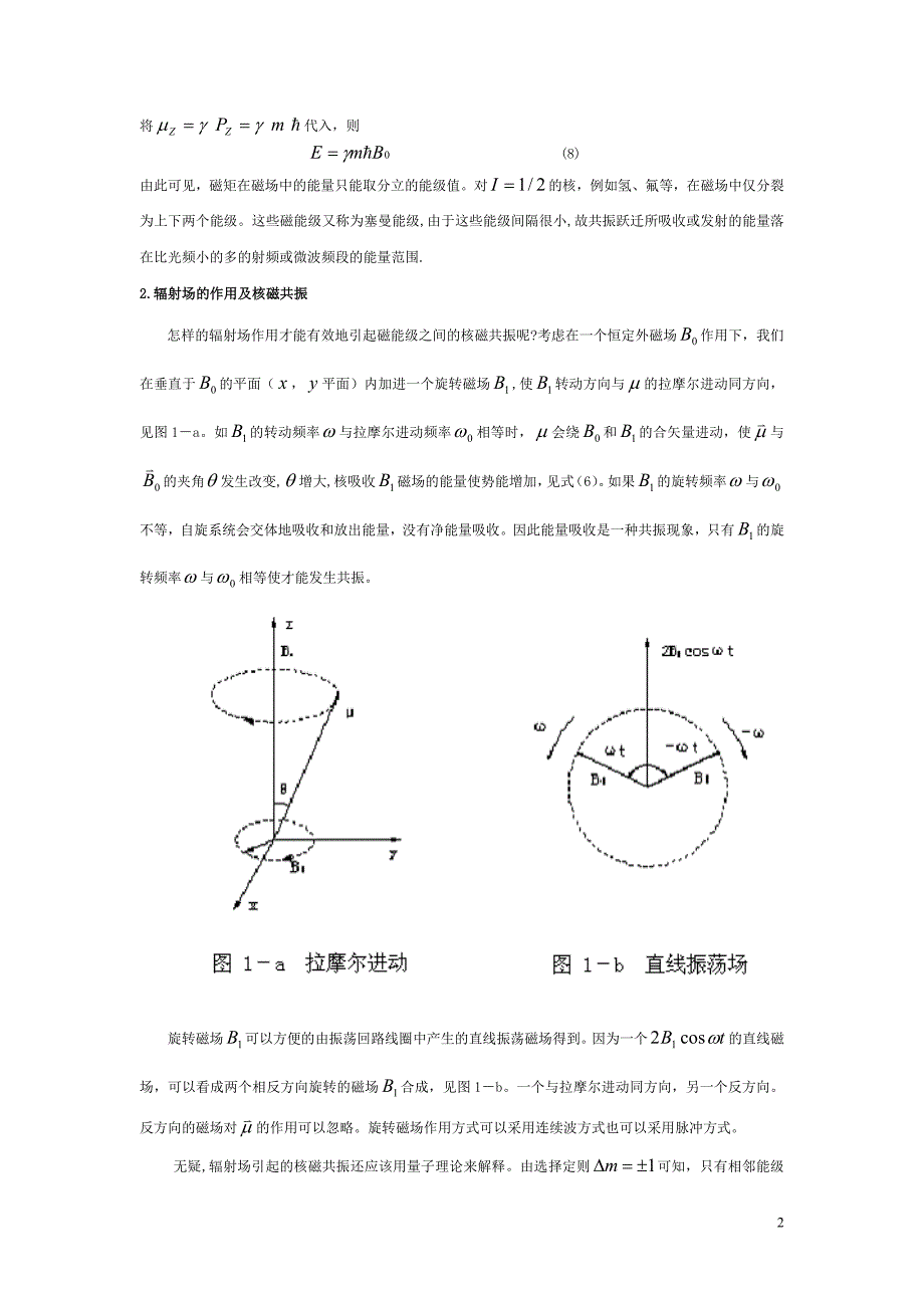 脉冲 核磁共振实验讲解_第2页