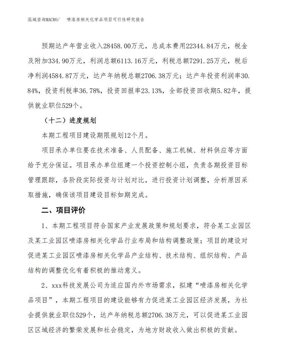 喷漆房相关化学品项目可行性研究报告（总投资20000万元）（88亩）_第4页