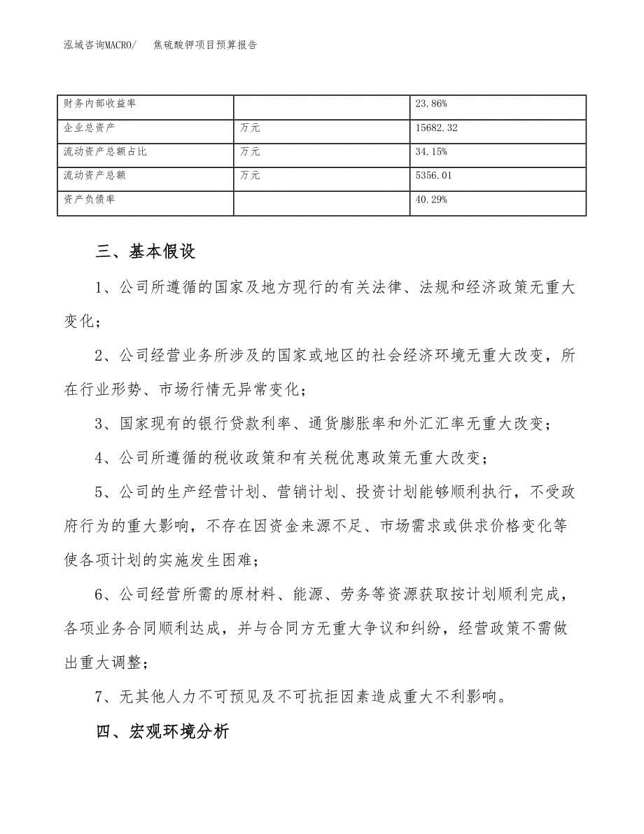 焦硫酸钾项目预算报告年度.docx_第5页