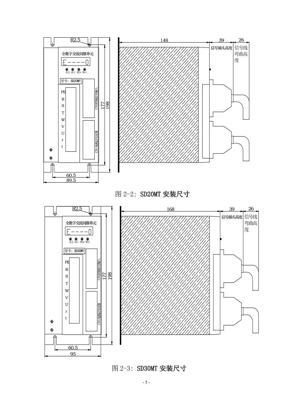 SD伺服驱动器说明书综述_第5页