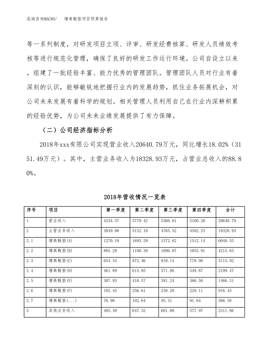 增高鞋垫项目预算报告年度.docx_第3页