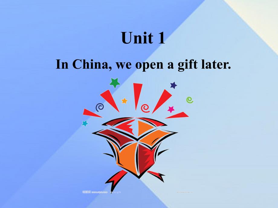 2016年秋八年级英语上册 module 11 way of life unit 1 in china ,we open a gift later外研版_第2页