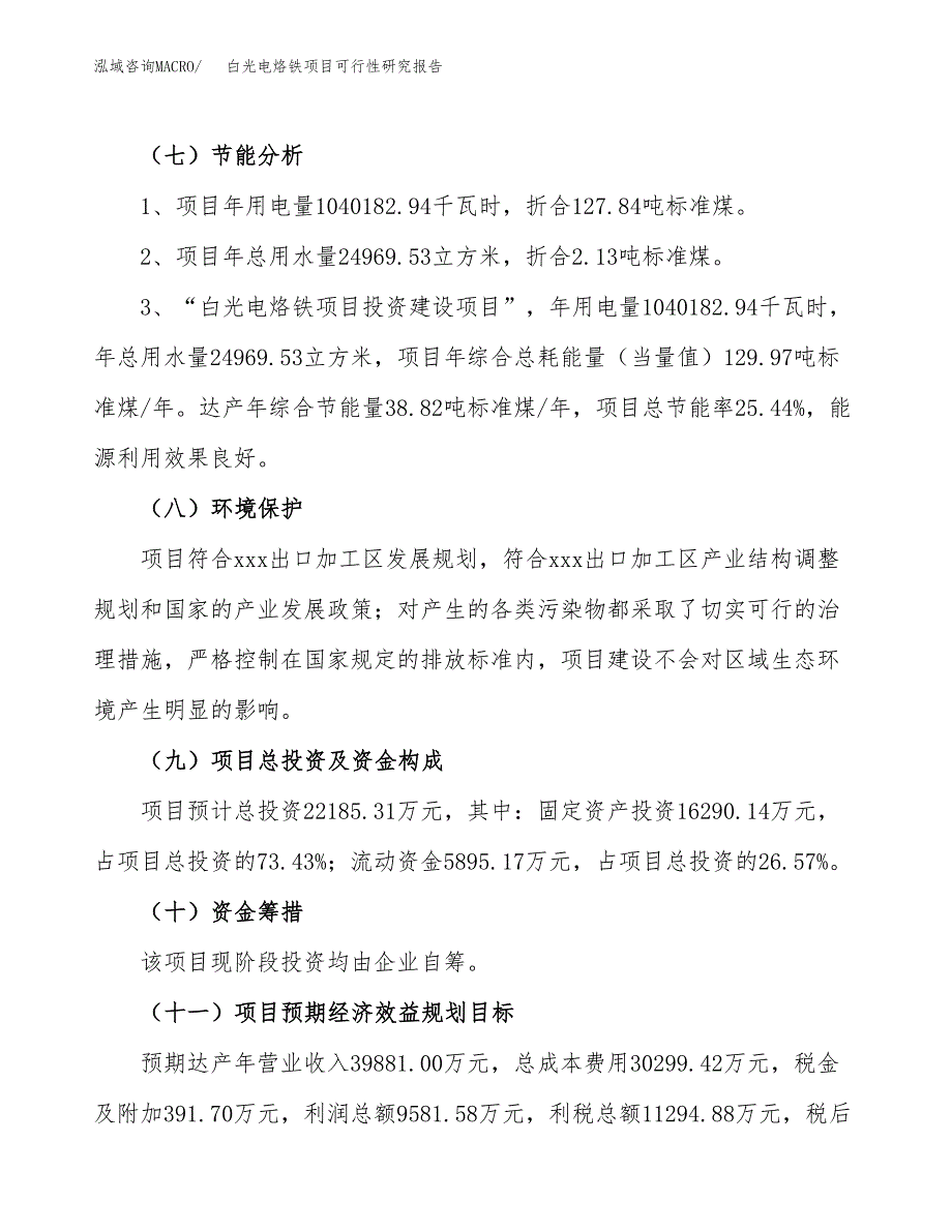 白光电烙铁项目可行性研究报告（总投资22000万元）（87亩）_第3页