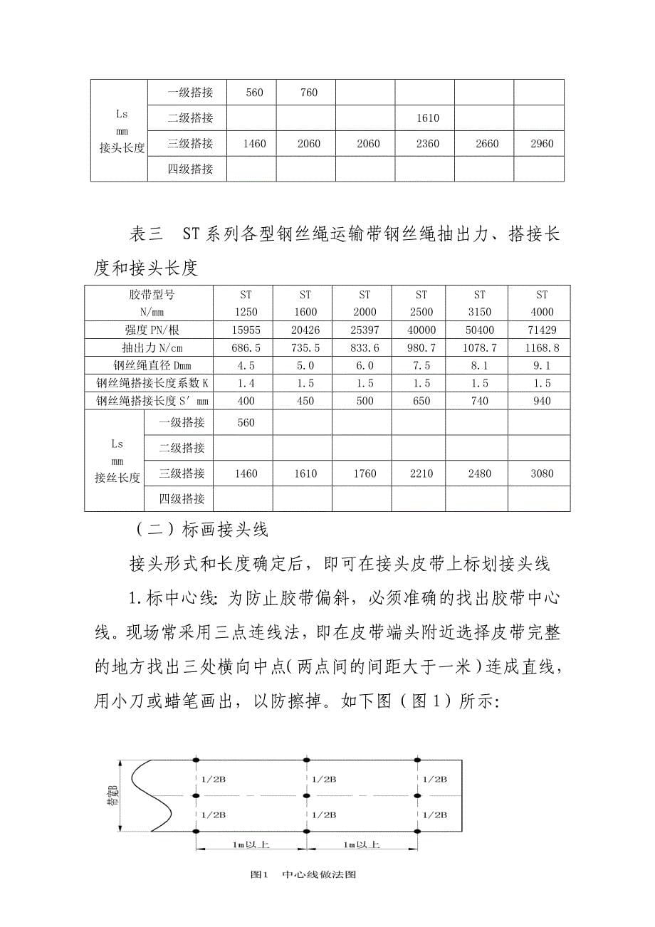 平煤股份钢丝绳芯输送带硫化接头标准[1][1]讲诉_第5页