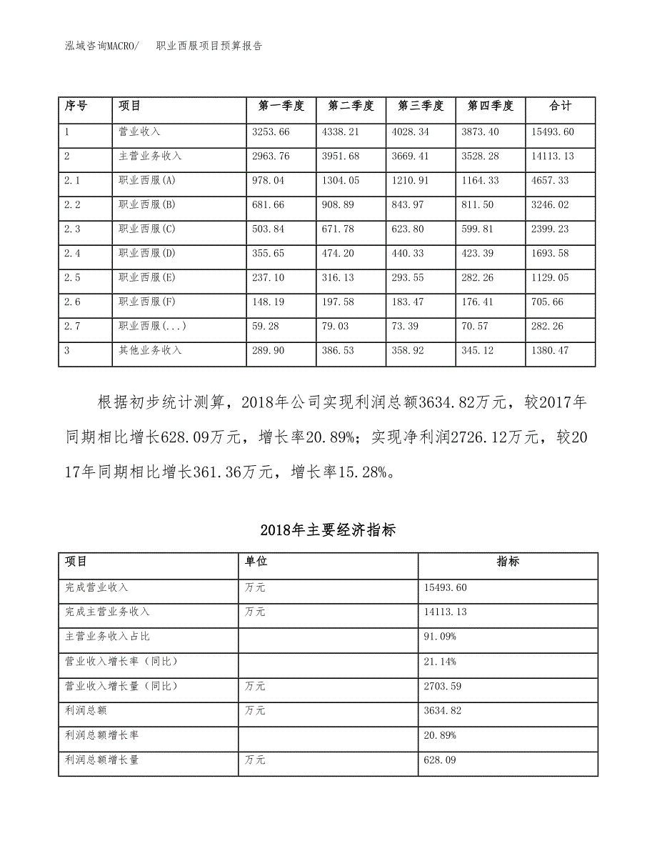 职业西服项目预算报告年度.docx_第4页