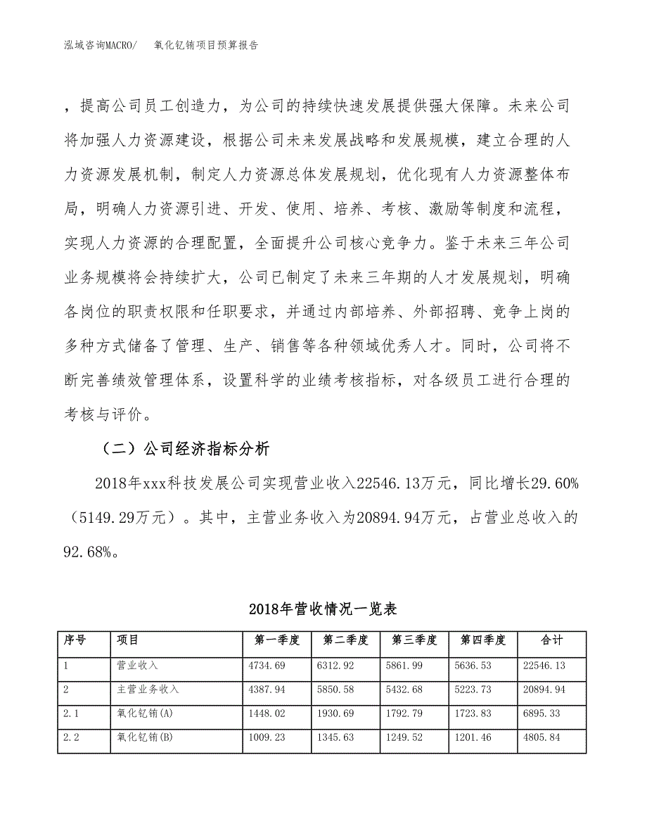 氧化钇铕项目预算报告年度.docx_第3页