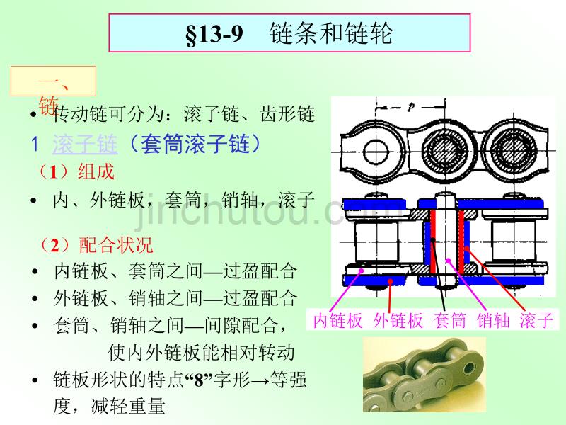 广东工业大学机械设计第十三章链传动_第5页