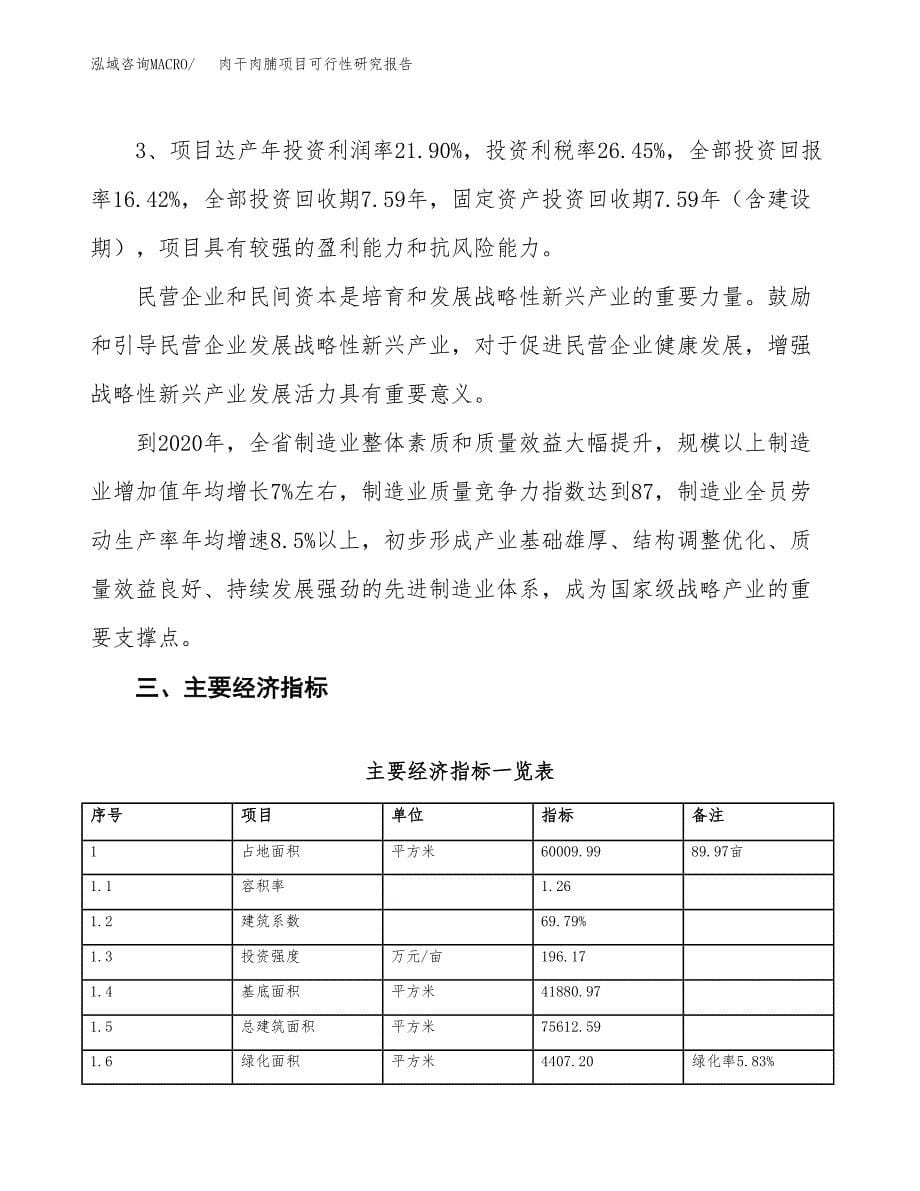 肉干肉脯项目可行性研究报告（总投资21000万元）（90亩）_第5页