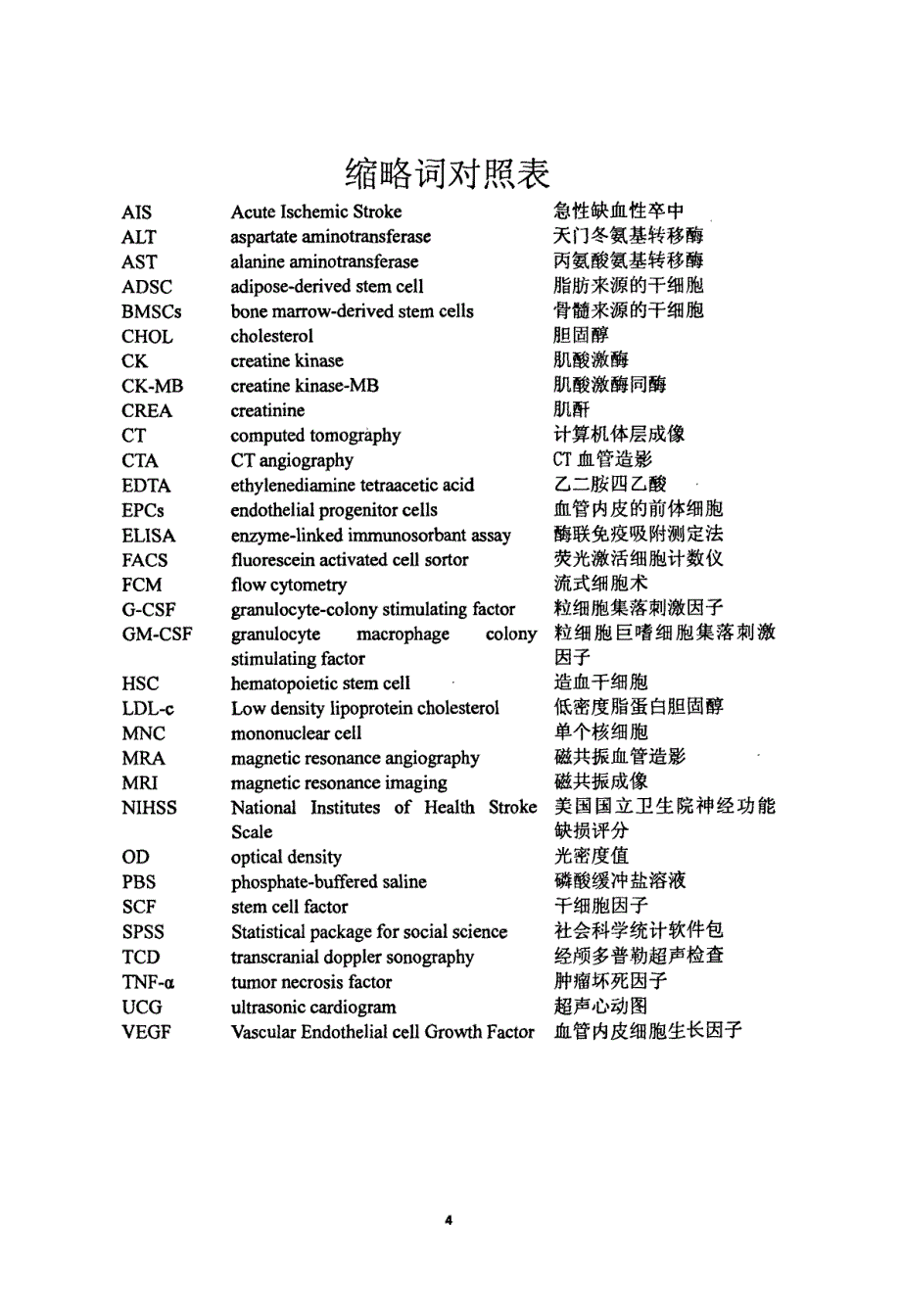 他汀类药物对急性缺血性脑卒中患者外周血造血干细胞的影响及其意义_第4页