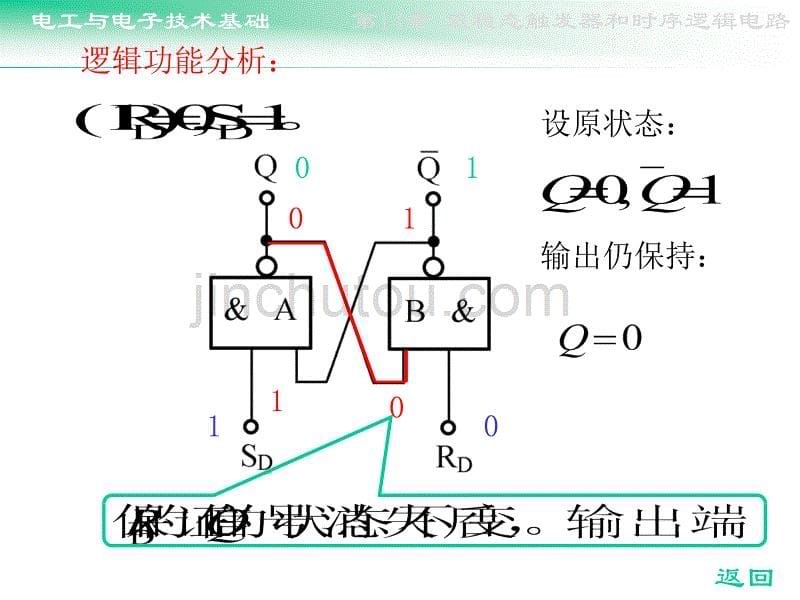 电工与电子技术基础 第14章 双稳态触发器和时序逻辑电路._第5页