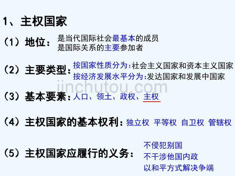 辽宁省北票市高中政治 4.8.1《国际社会的主要成员：主权国家和国际组织》 新人教版必修2_第2页