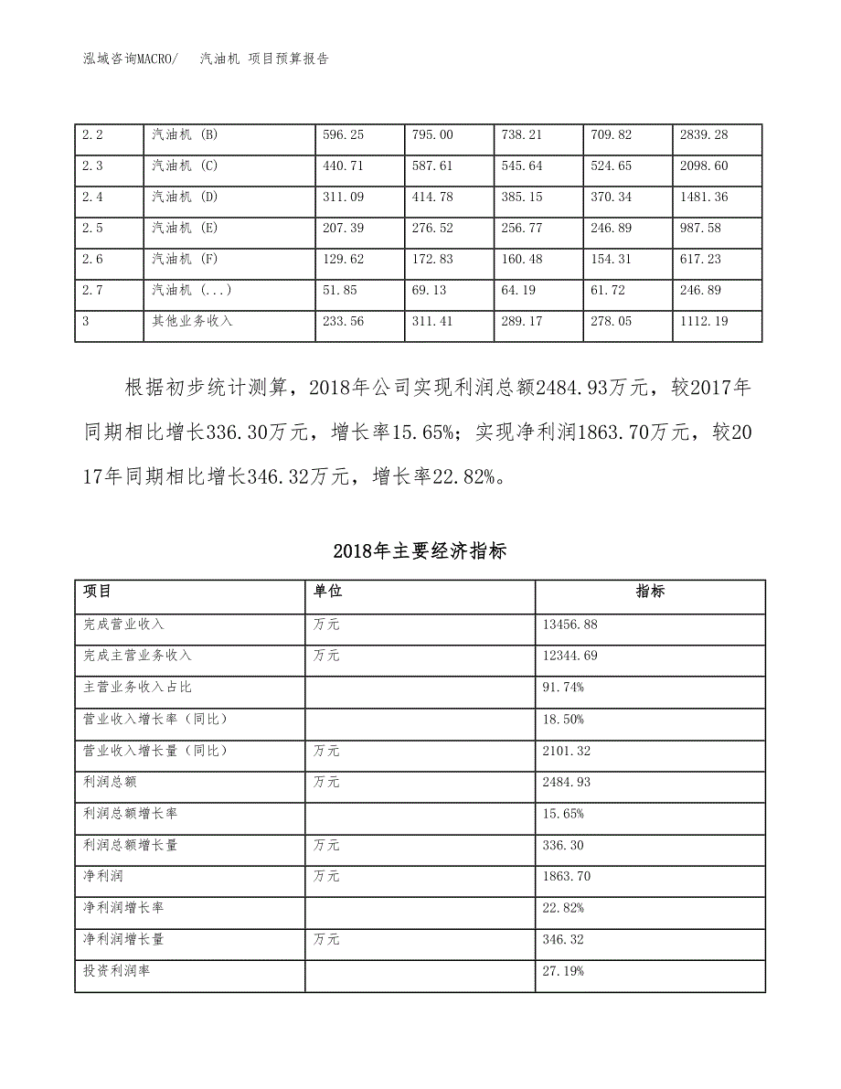 汽油机 项目预算报告年度.docx_第4页