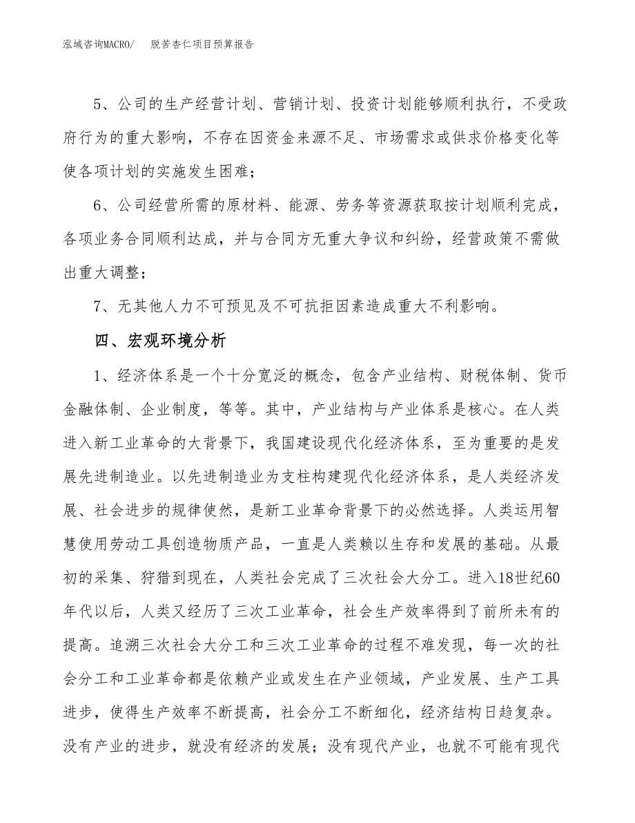 脱苦杏仁项目预算报告年度.docx_第5页