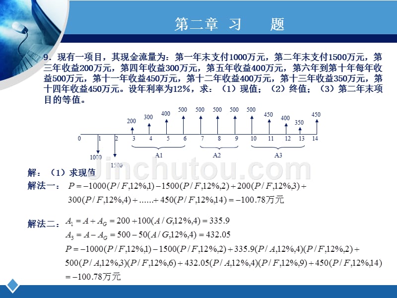 工程经济学习题讲解._第4页