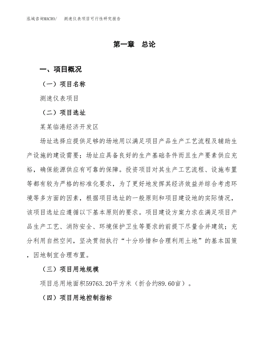 测速仪表项目可行性研究报告（总投资18000万元）（90亩）_第2页