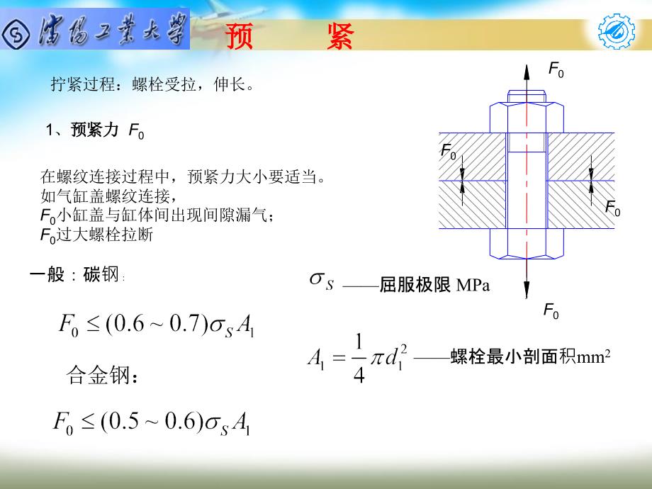 机械设计基础 第5章 螺纹联接的预紧和放松讲解_第2页