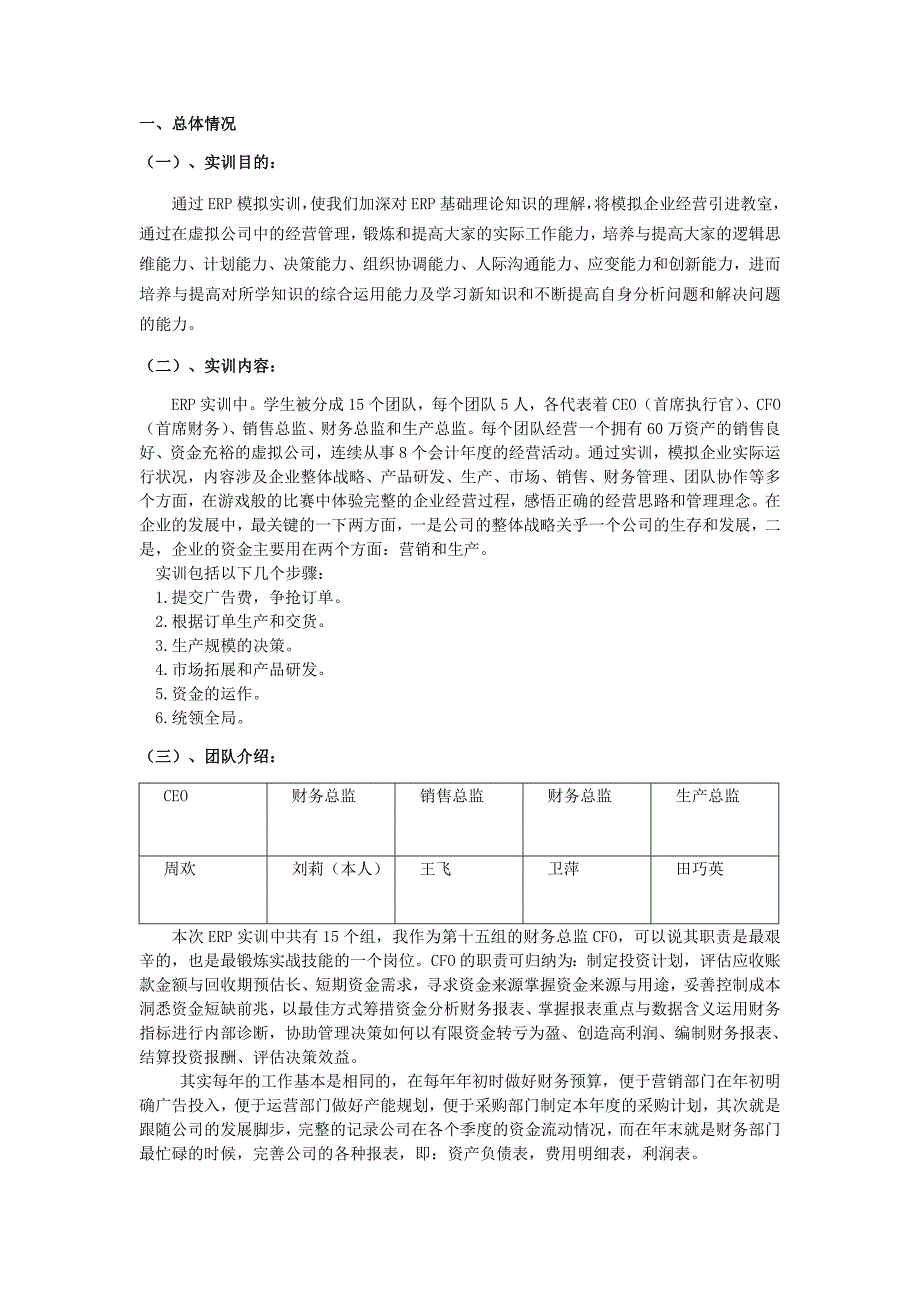 ERP实训报告-财务总监-创业之星_第2页