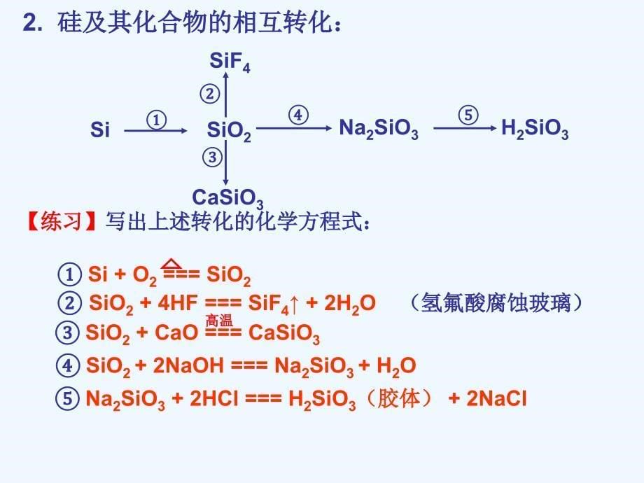 湖南长沙高中化学非金属及其化合物硅硫会考复习_第5页