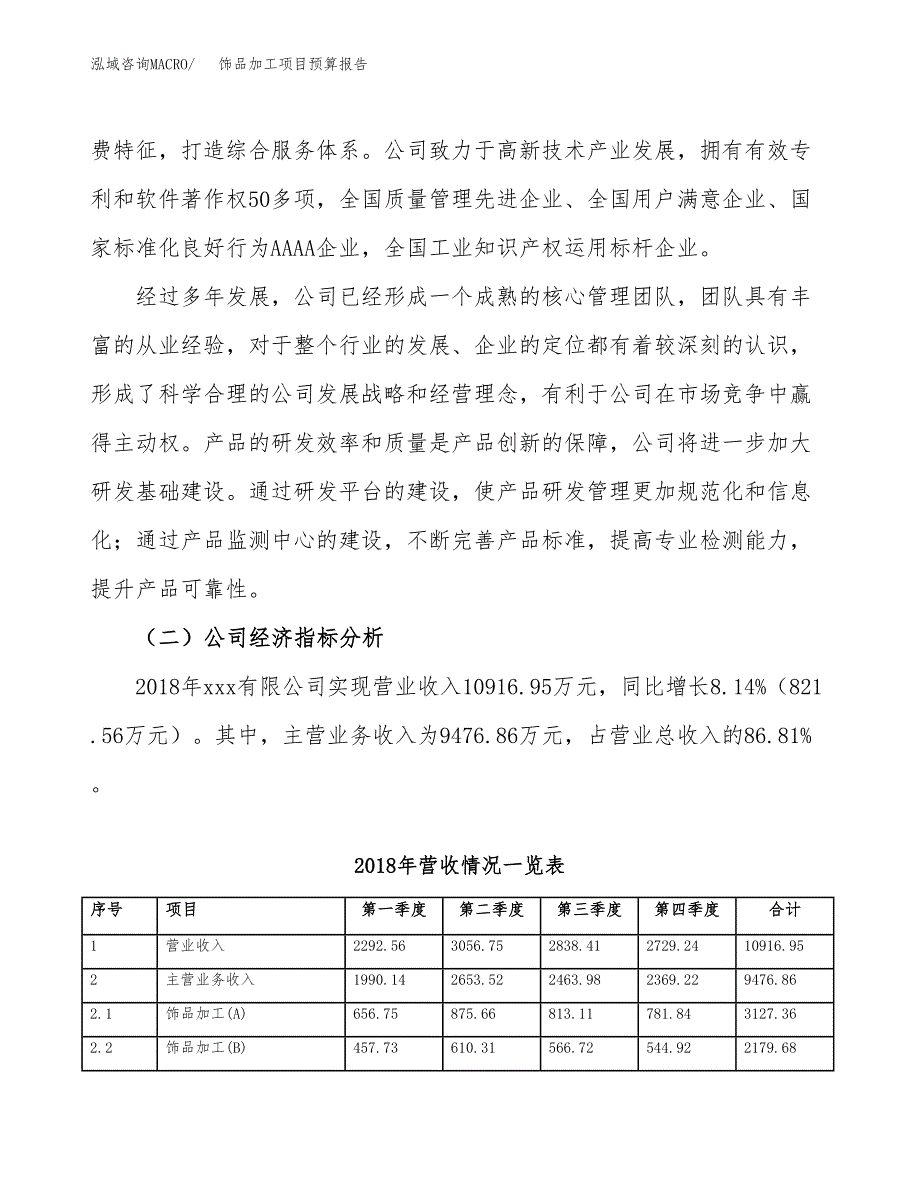 饰品加工项目预算报告年度.docx_第3页