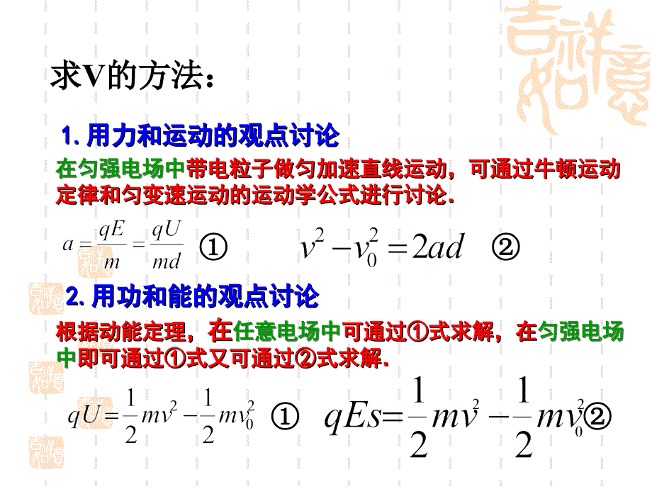 带点离子在电场中的运动讲解_第4页