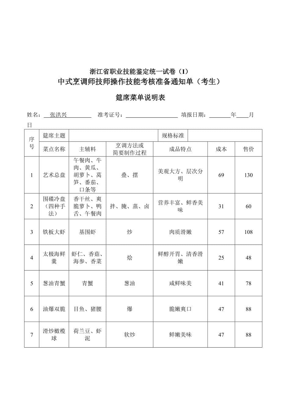 年技师考试通知单2016-1概要_第5页