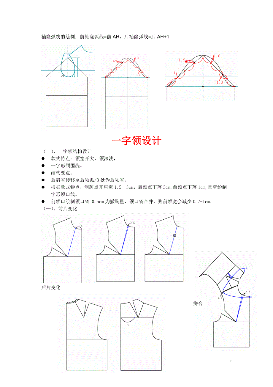 女西装四开身制版讲诉_第4页