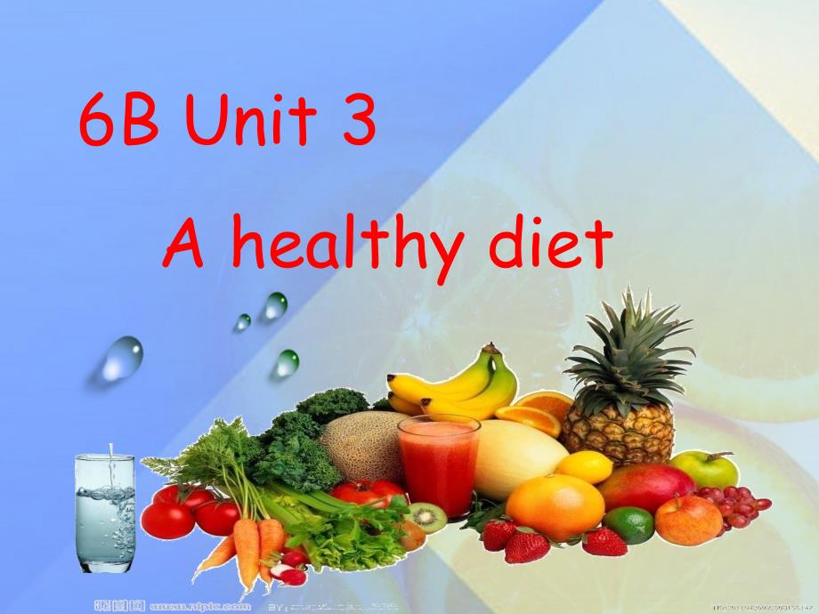 2016春六年级英语下册 unit 3《a healthy diet》课件4 牛津版_第1页