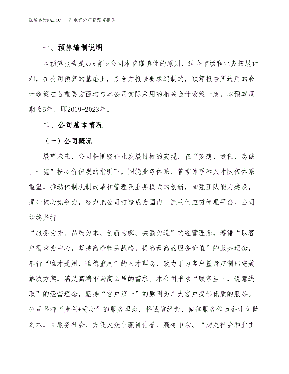 汽水锅炉项目预算报告年度.docx_第2页