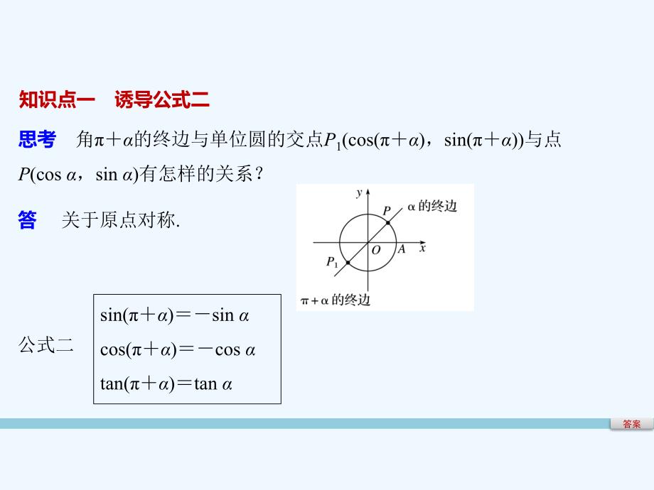 高中数学第一章三角函数1.3三角函数的诱导公式（1）新人教a必修4_第4页