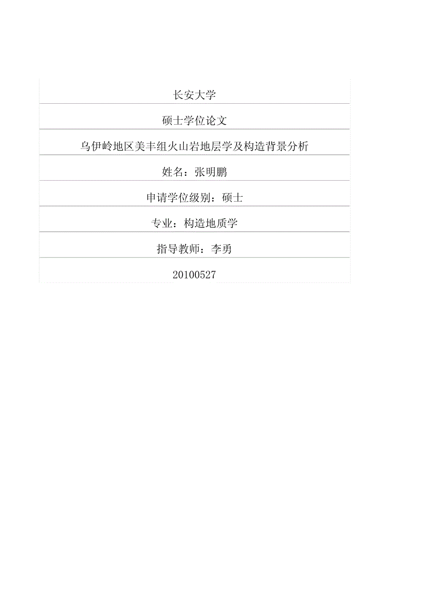 乌伊岭地区美丰组火山岩地层学及构造背景分析_第1页