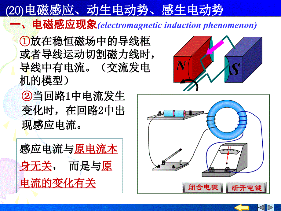 武汉理工电磁感应、动生电动势、感生电动势解析_第4页