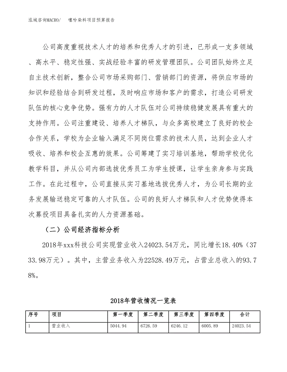 噻吩染料项目预算报告年度.docx_第3页