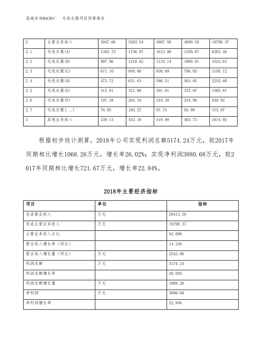 毛线衣服项目预算报告年度.docx_第4页