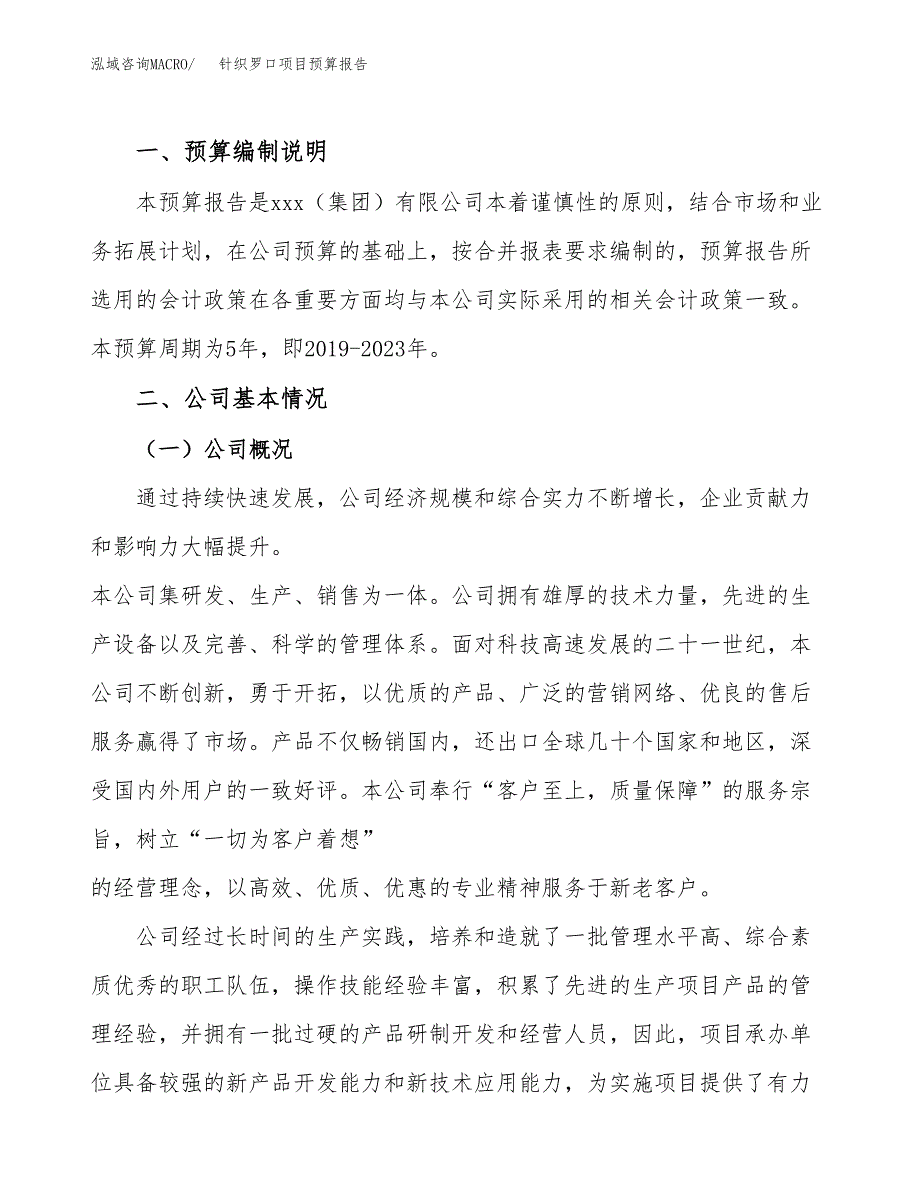 针织罗口项目预算报告年度.docx_第2页