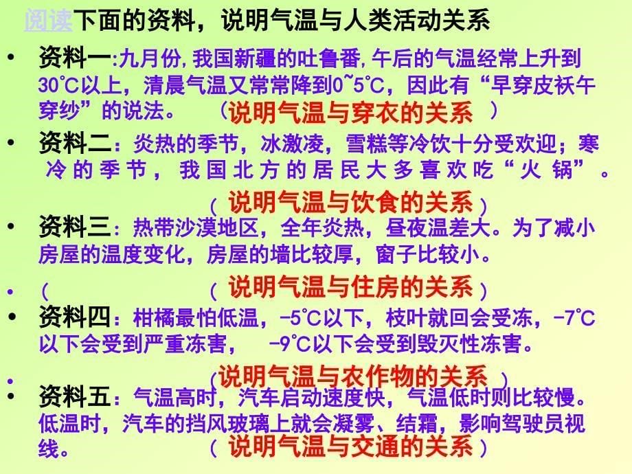 七年级地理上第二节：气温和气温的分布教学讲解_第5页