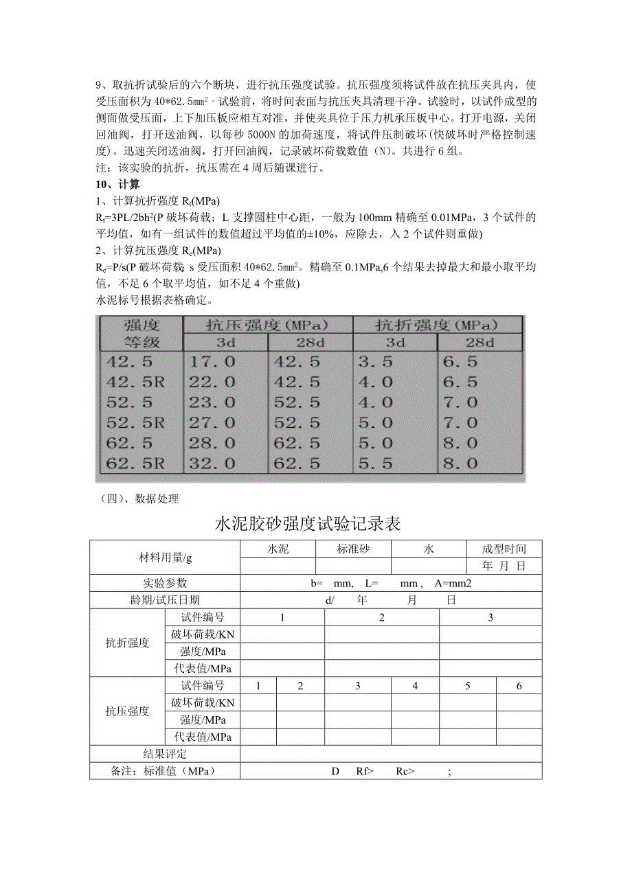 建筑材料试验报告讲诉_第3页