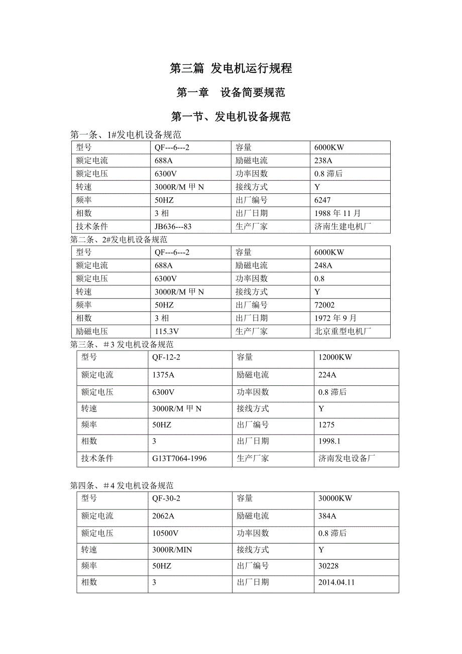 小型汽轮发电机运行规程._第1页