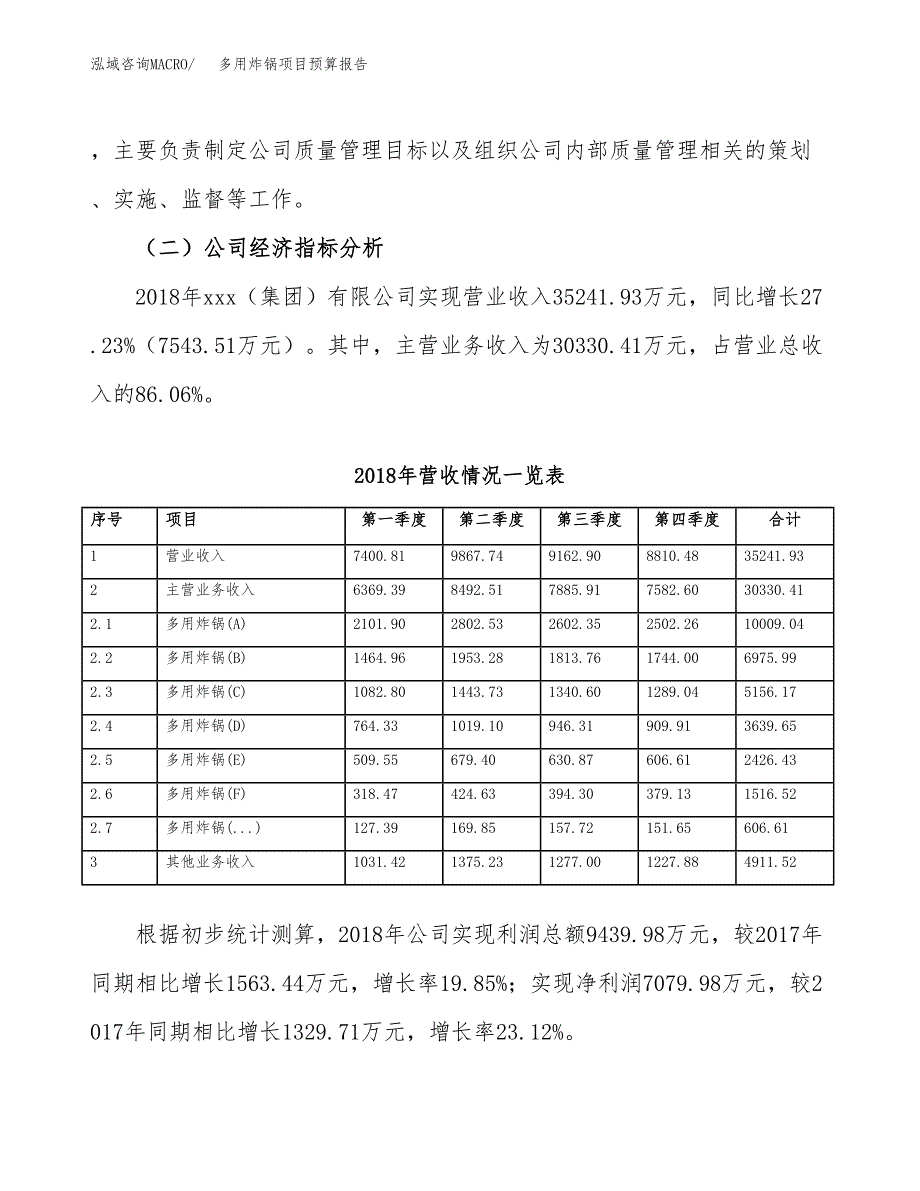 多用炸锅项目预算报告年度.docx_第3页