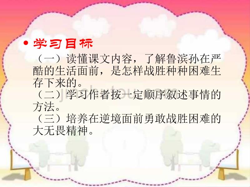 人教版六年级语文下册鲁滨孙漂流记ppt讲解_第3页