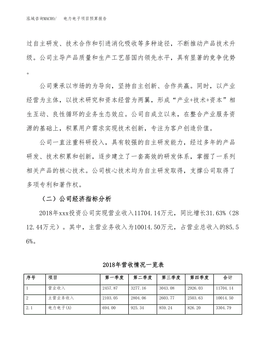 电力电子项目预算报告年度.docx_第3页