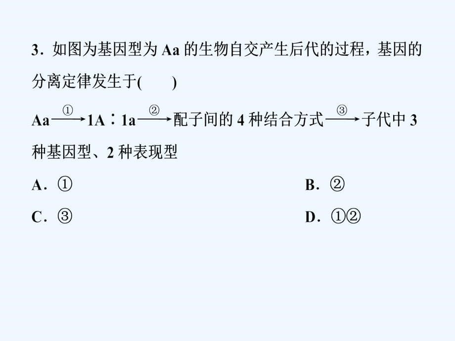 （全国）2018高考生物大一轮复习第五单元遗传的基本规律与伴性遗传第17讲基因的分离定律课时作业_第5页