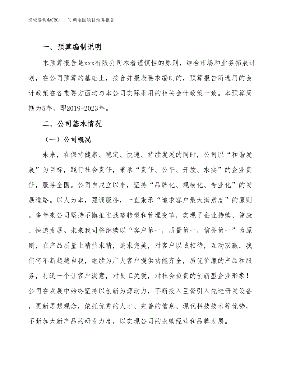 可调电阻项目预算报告年度.docx_第2页