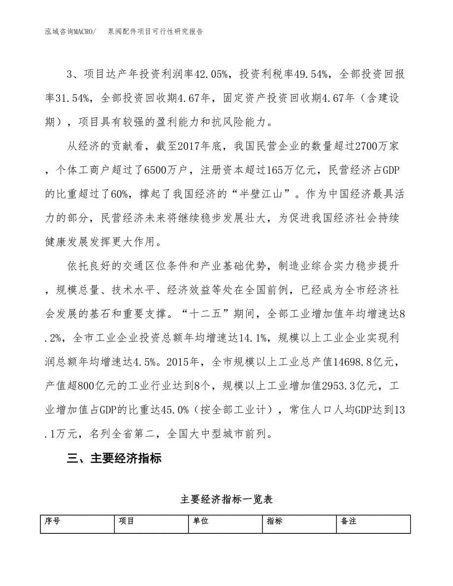 泵阀配件项目可行性研究报告（总投资16000万元）（61亩）_第5页