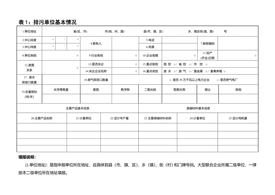 排放污染物基本信息申报表(试行)._第4页