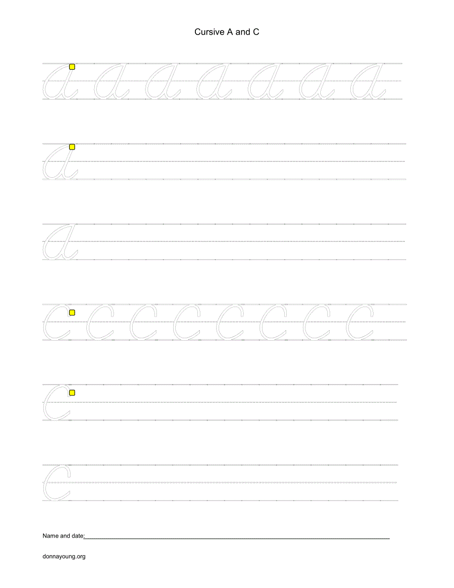 英文大圆体字帖 Big Cursive_第3页