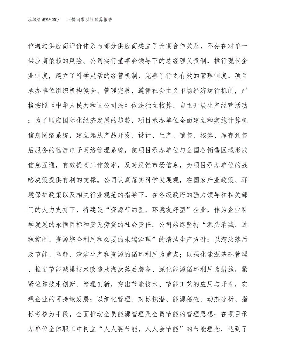 不锈钢带项目预算报告年度.docx_第3页