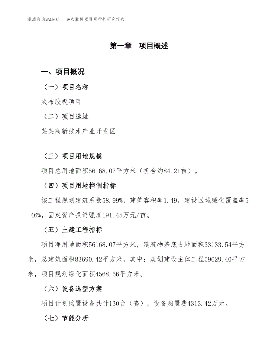 夹布胶板项目可行性研究报告（总投资21000万元）（84亩）_第2页